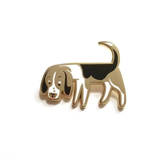 Beagle / Scenthound / Basset Hound Dog Enamel Pin