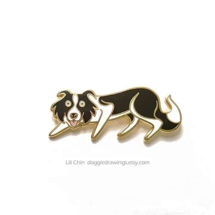 Border Collie / Herder Dog Enamel Pin