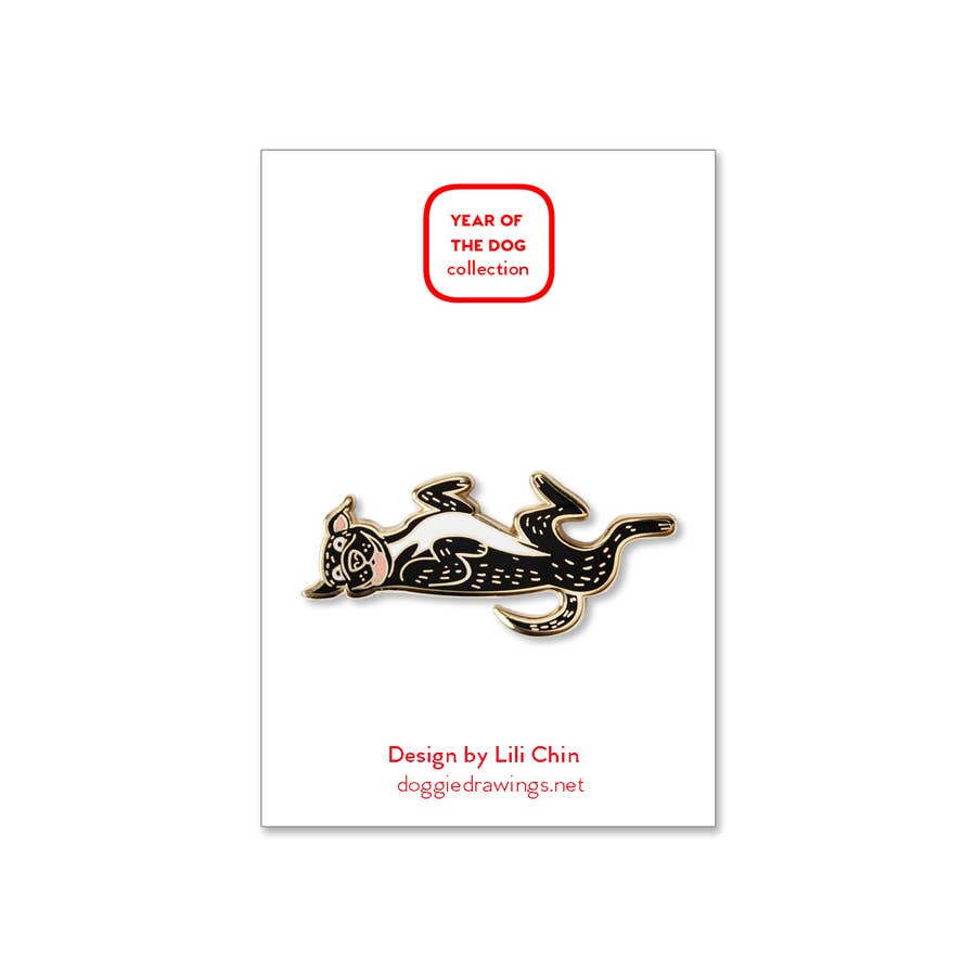 Pit Bull Dog Enamel Pin