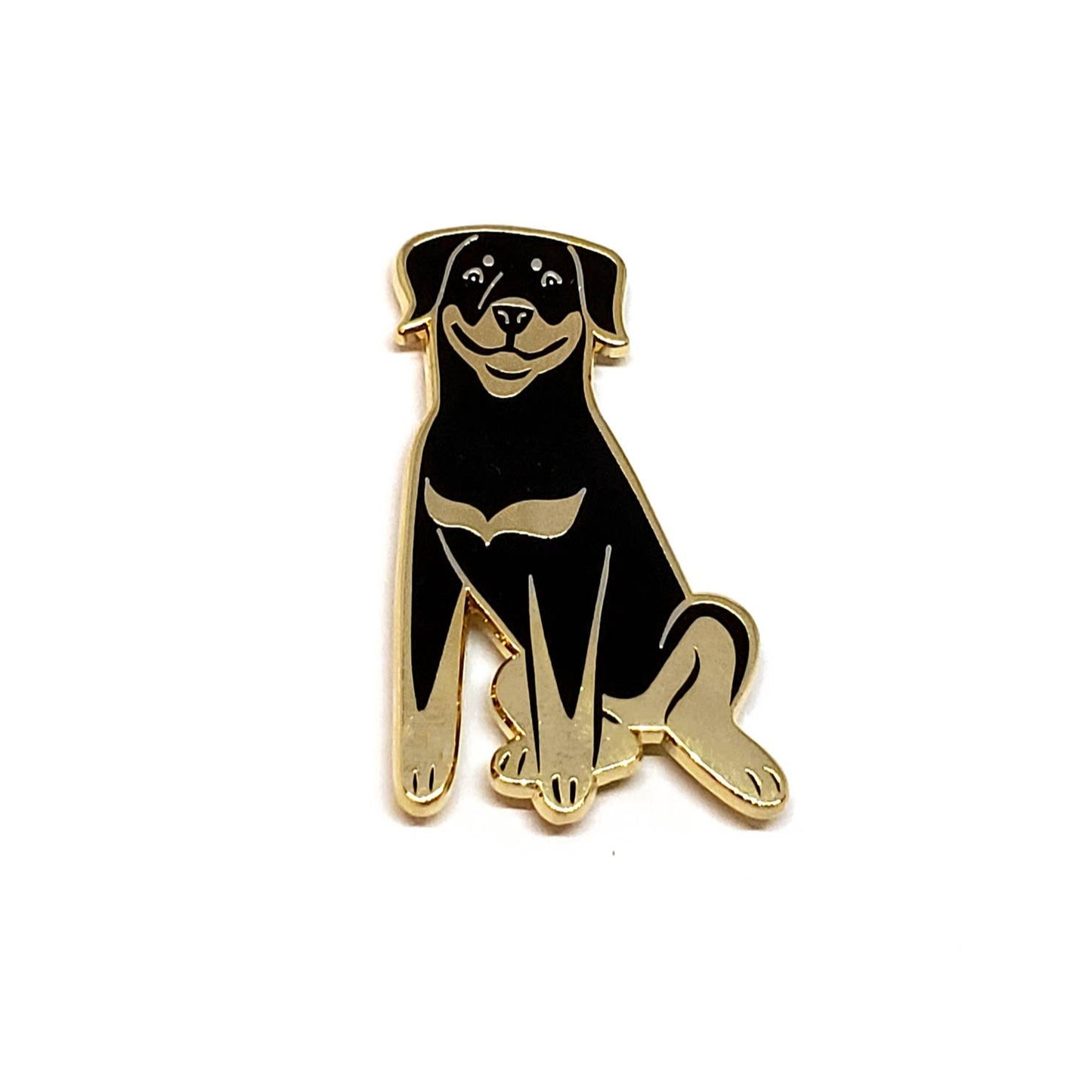 Rottweiler Dog Enamel Pin