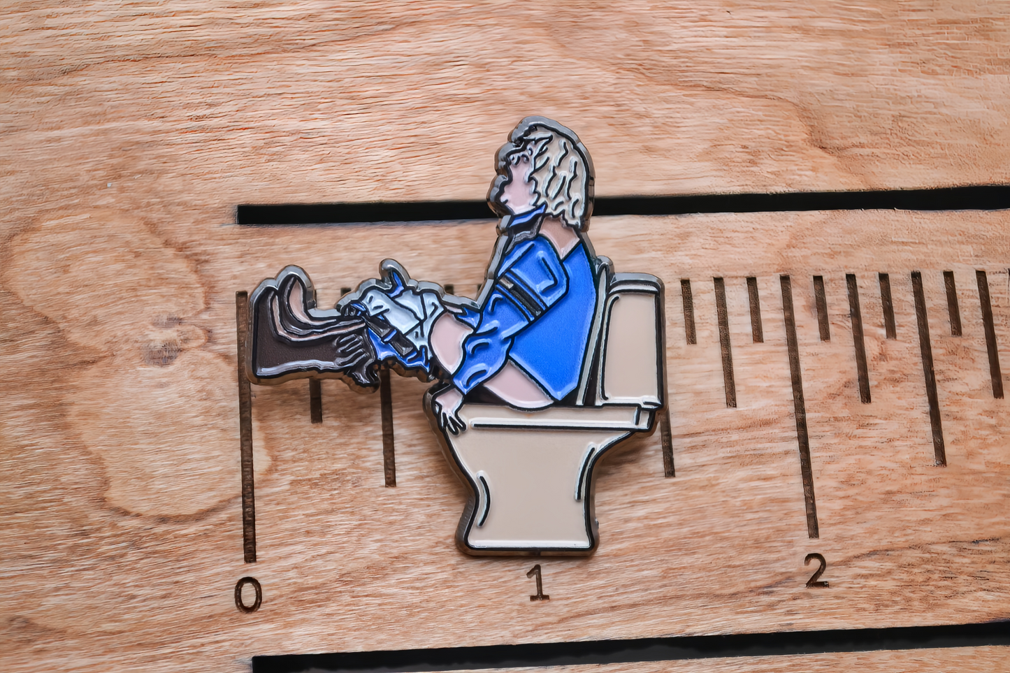 Dumb & Dumber Toilet Scene Enamel Pin