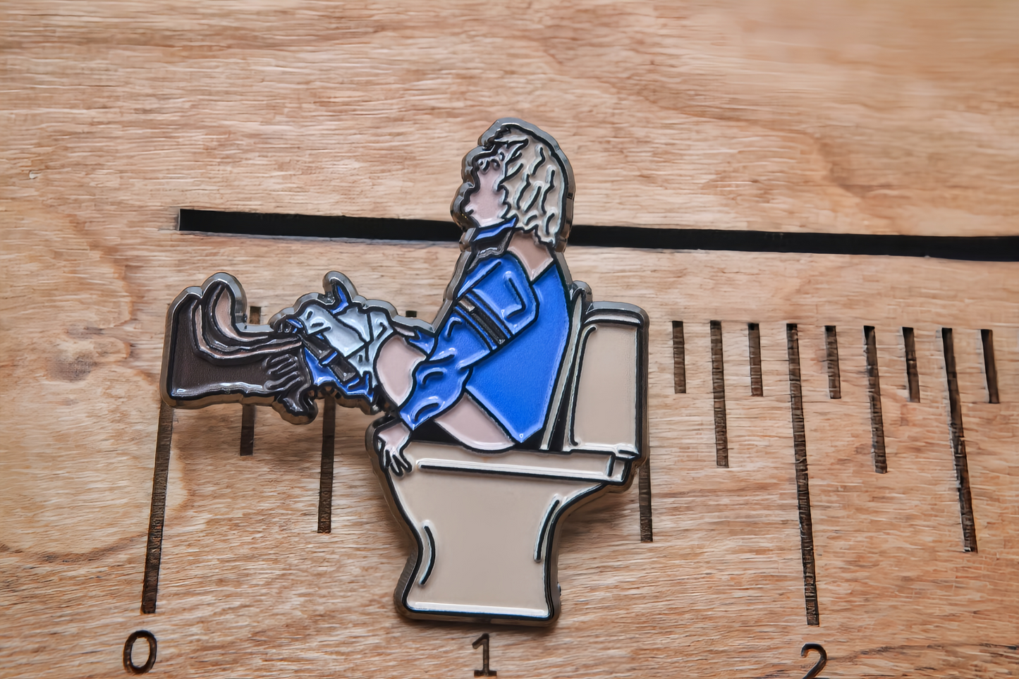 Dumb & Dumber Toilet Scene Enamel Pin