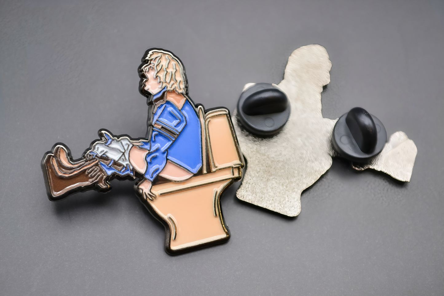 Dumb & Dumber Toilet Scene Enamel Pin