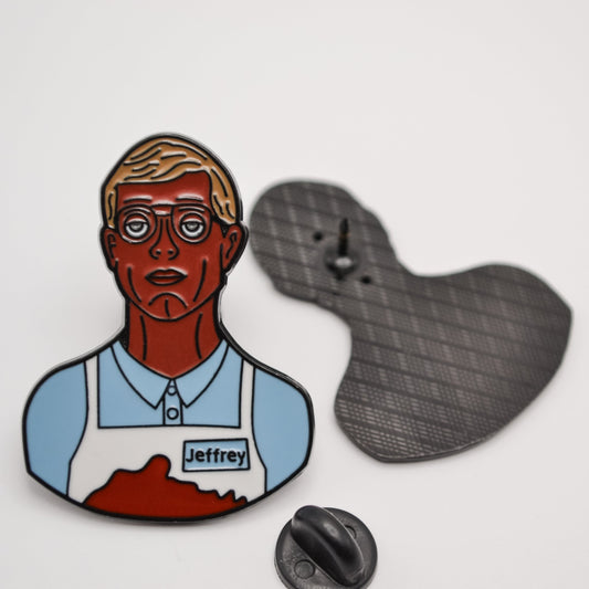Jeffrey Dahmer Enamel Pin - True Crime - Serial Killer