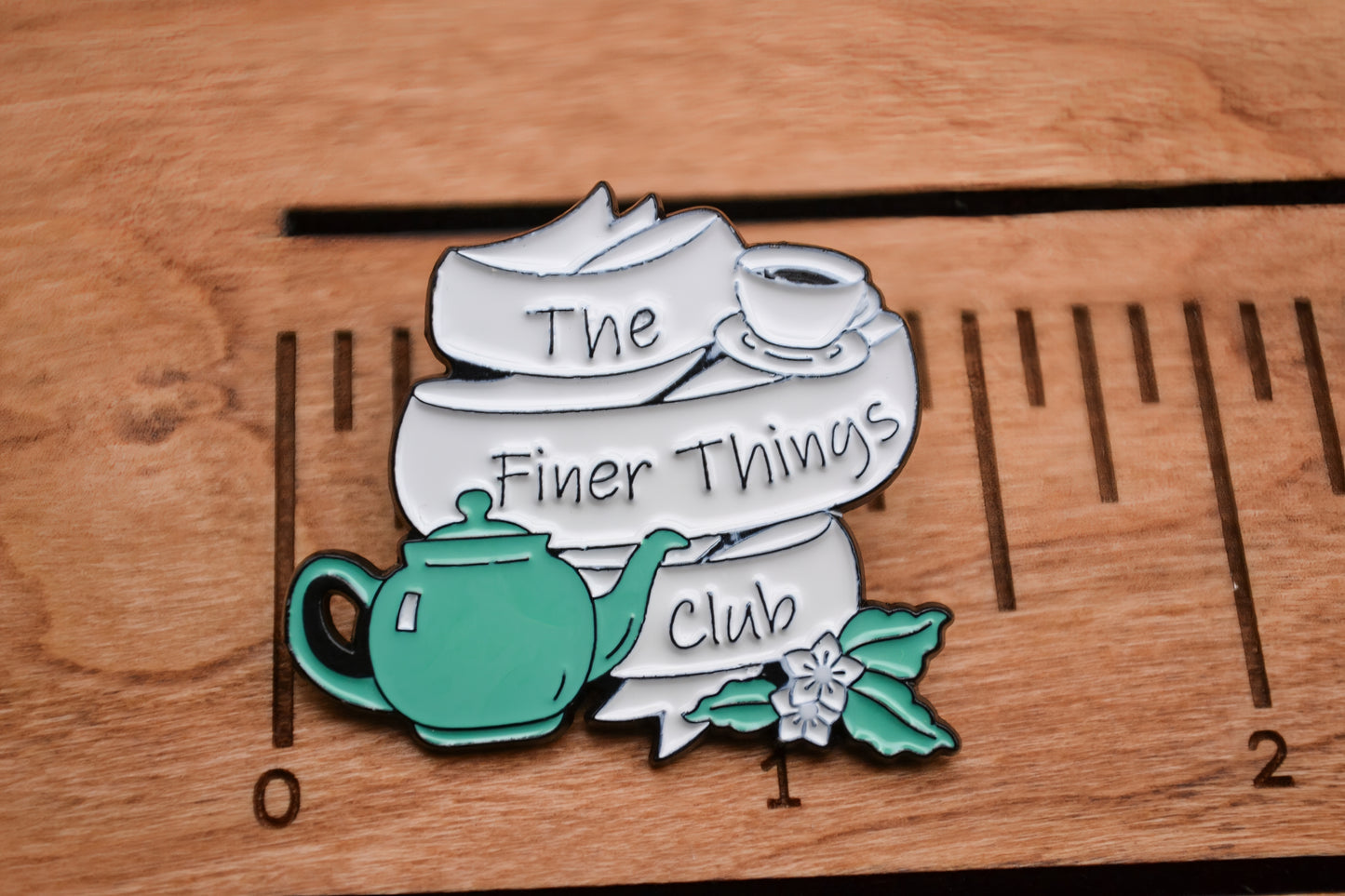 Finer Things Club Enamel Pin