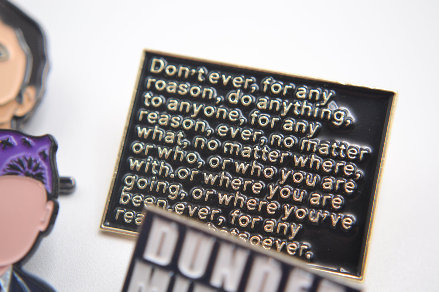 The Office Michael Scott Quote Enamel Pin