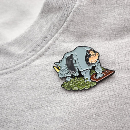 Ace Ventura Enamel Lapel Pin - When Nature Calls - Kinda Hot In These Rhinos