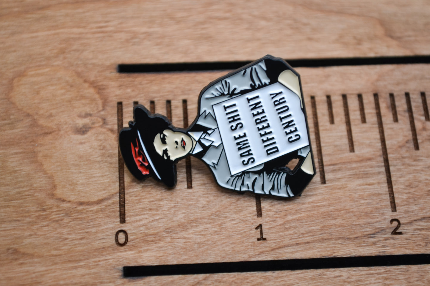 Same Shit Different Century Enamel Pin