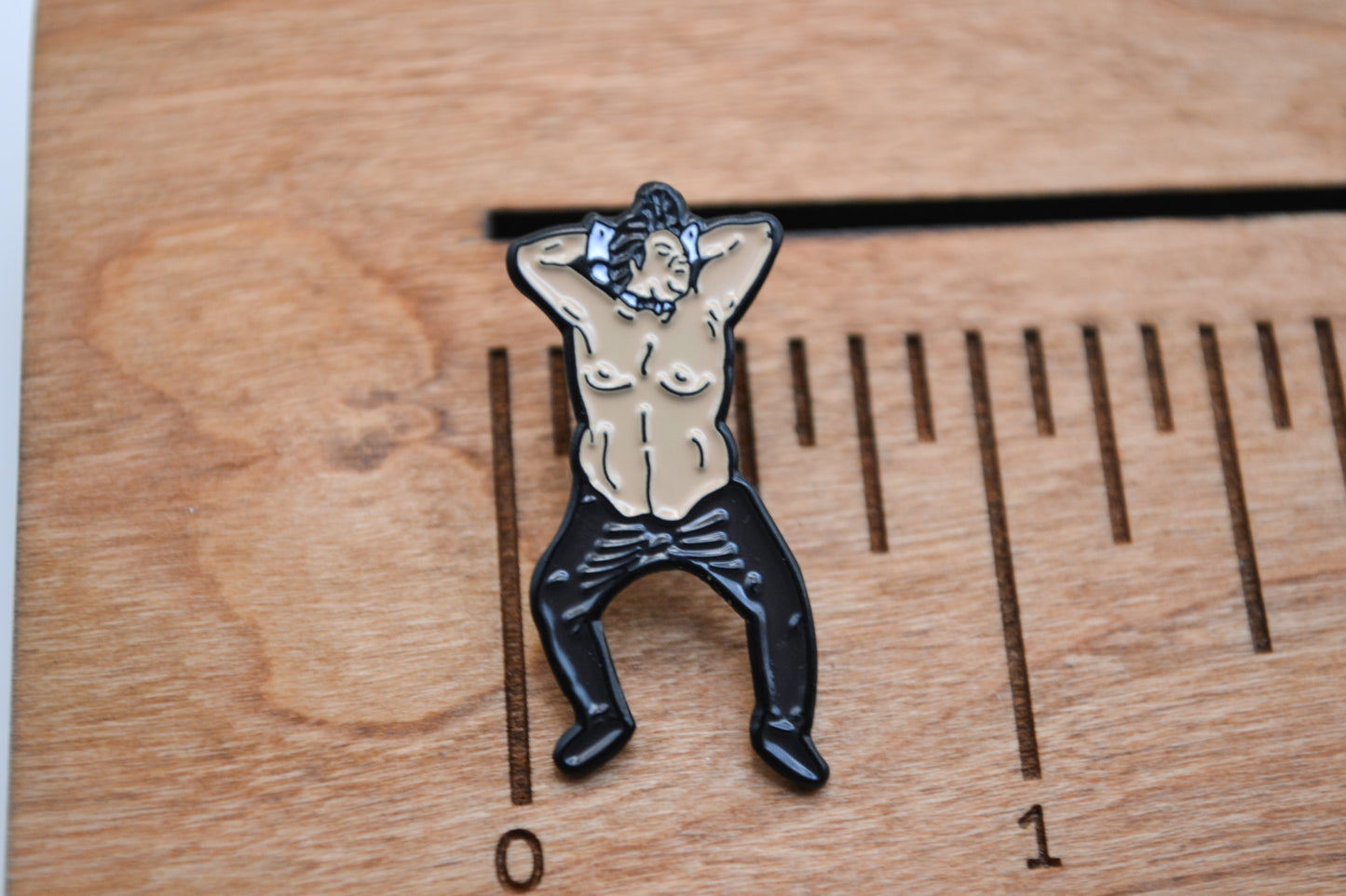 Chris Farley SNL Chippendales Dancer Enamel Pin