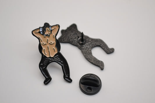 Chris Farley Chippendales Dancer Enamel Pin