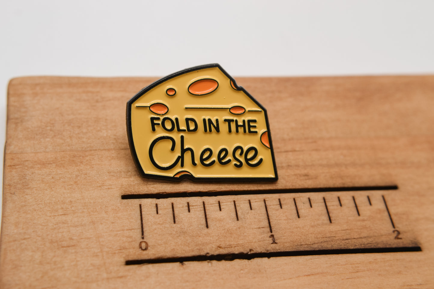 Schitt's Creek Fold In The Cheese Enamel Pin