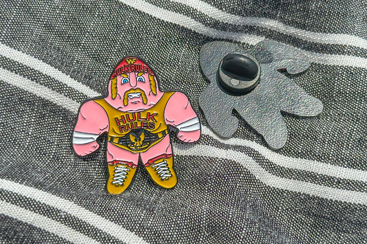 Hulk Hogan Enamel Pin