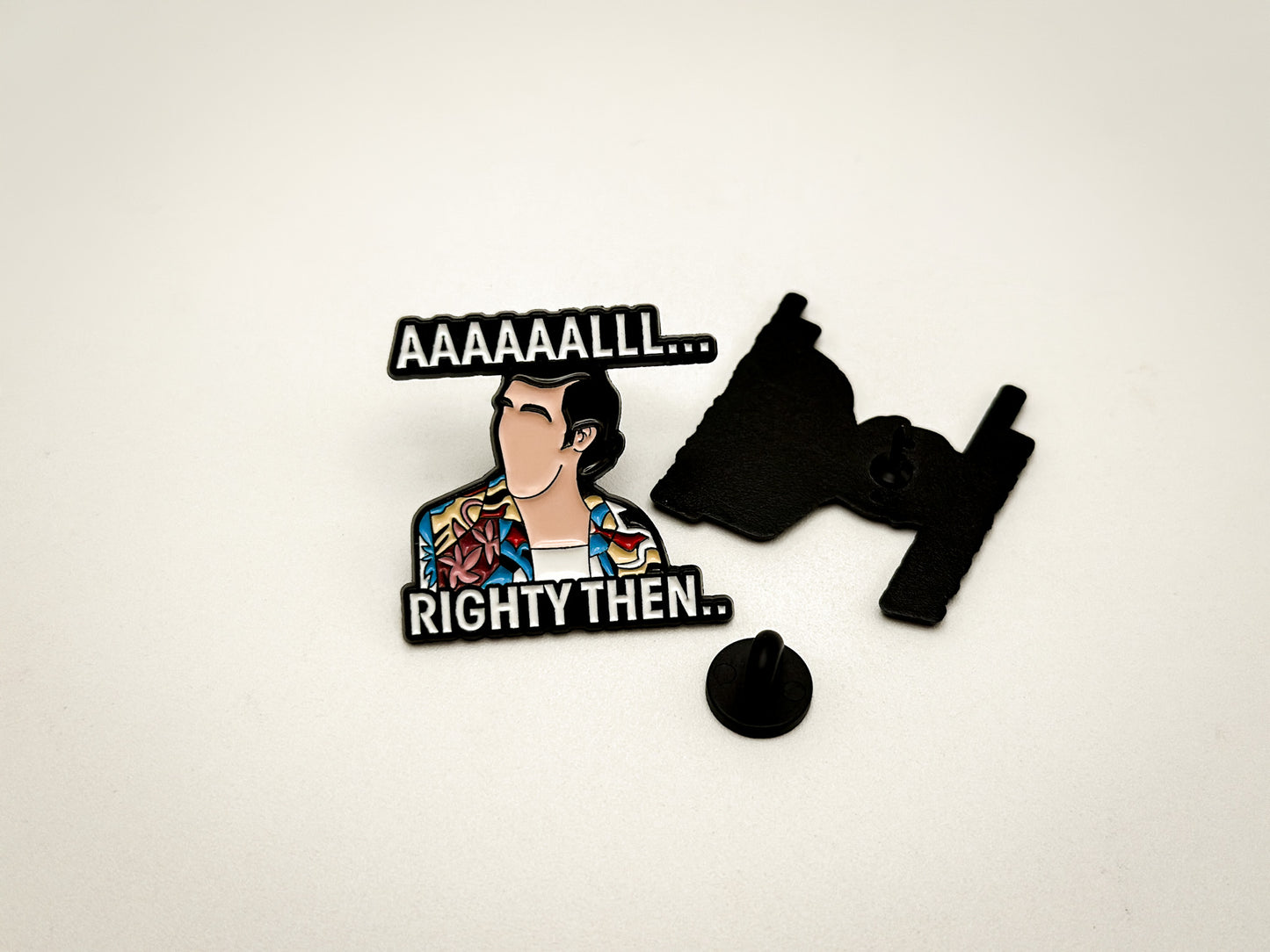 Ace Ventura Alrighty Then Enamel Pin - Pet Detective - When Nature Calls