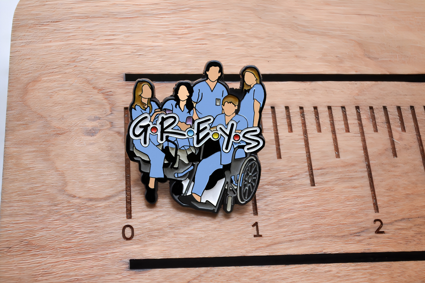 Grey's Anatomy Cast Enamel Pin