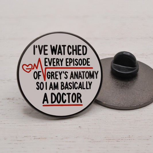Grey's Anatomy Quote Pin