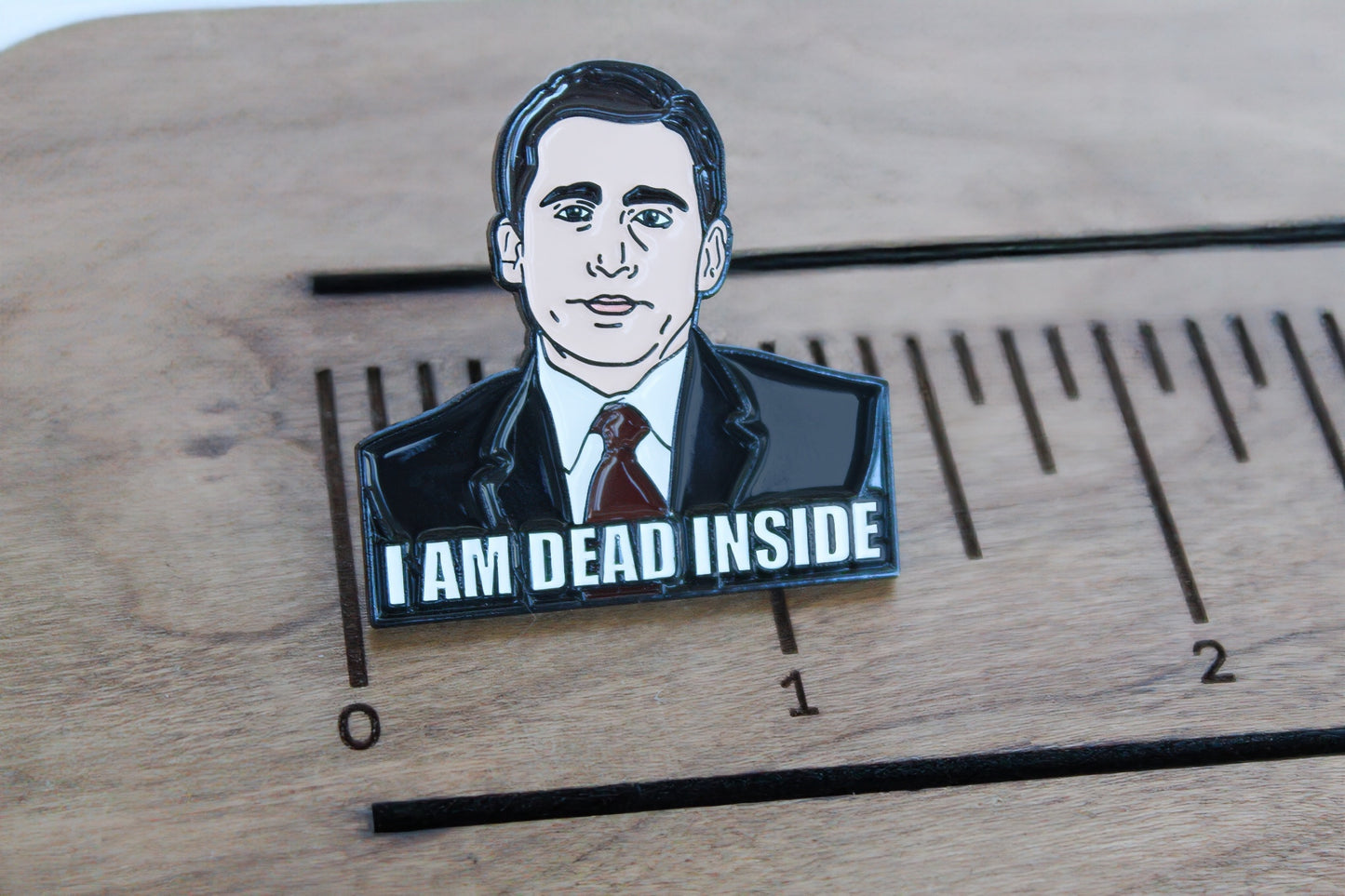 I am Dead Inside Michael Scott Enamel Pin