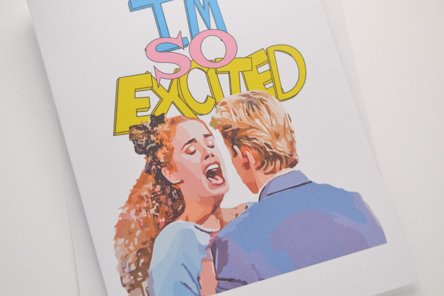 Saved by the Bell Birthday Card - I'm So Excited