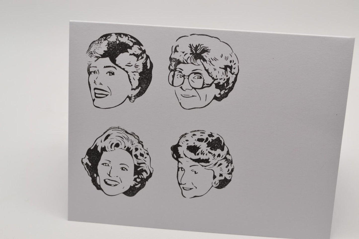 Golden Girls Rubber Stamp Set of 4