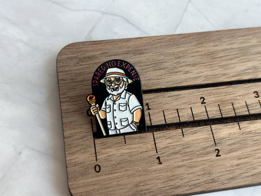 Spared No Expense Jurassic Park Enamel Pin