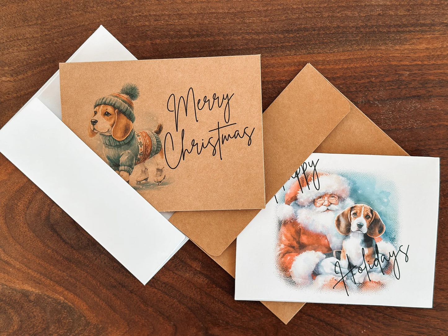 Beagle Christmas Card Set of 6, 12, or 24