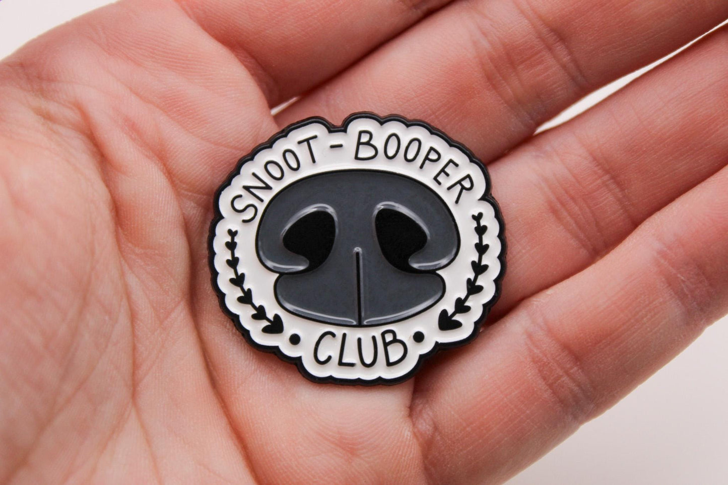 Snoot Booper Club Enamel Pin