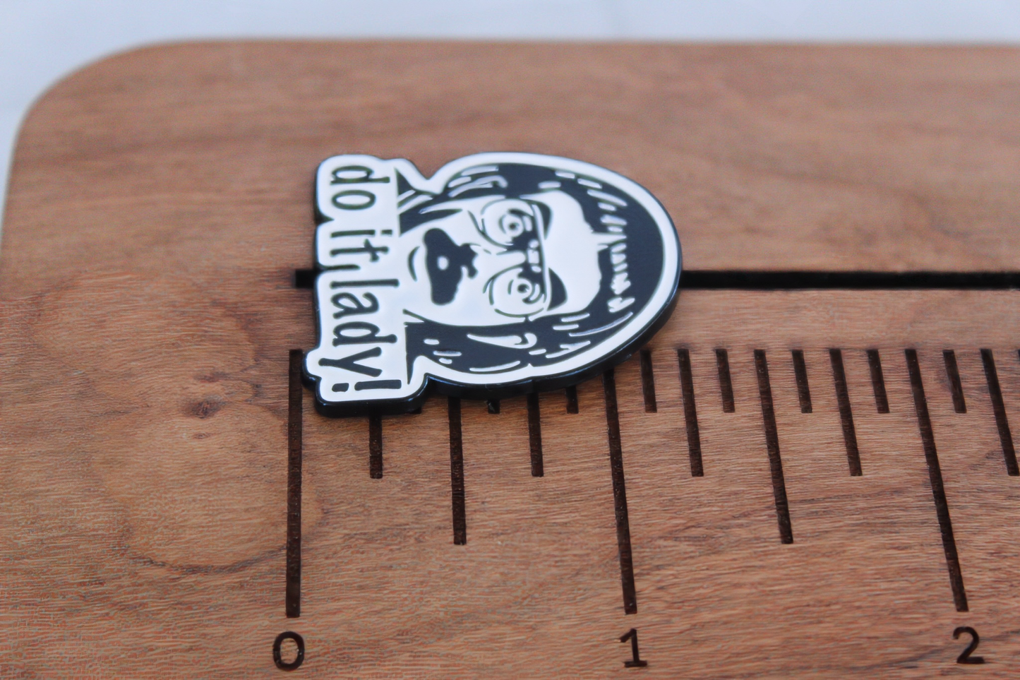 Do it, Lady Chit Enamel Pin