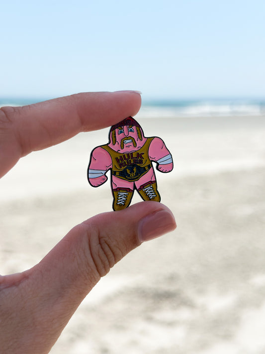 Hulk Hogan Enamel Pin