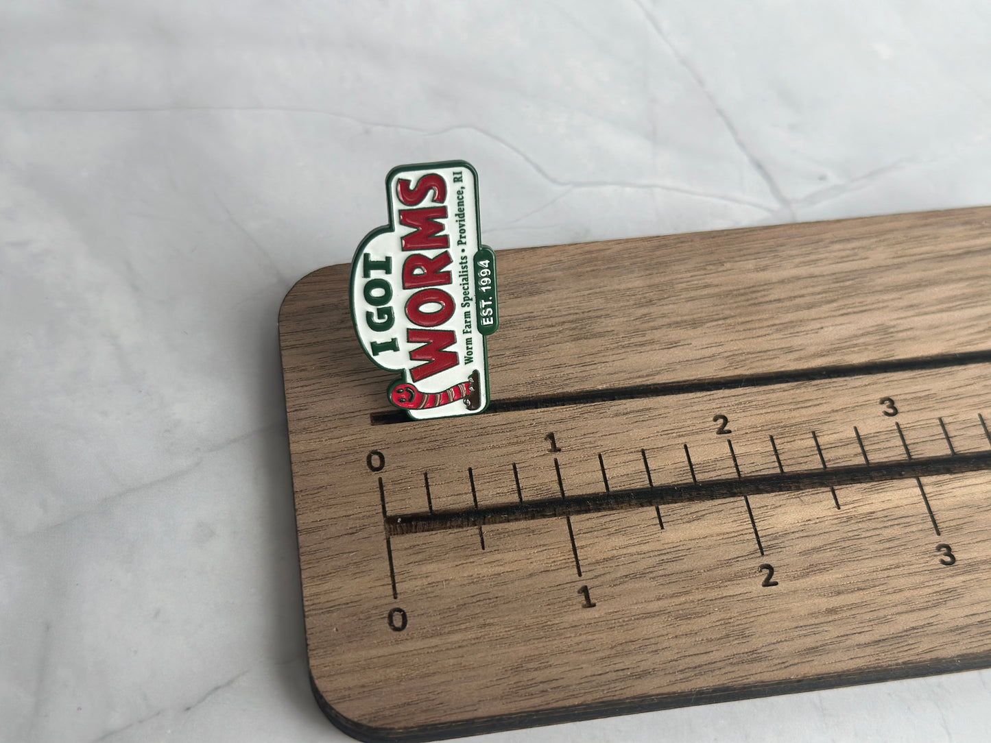 I Got Worms Enamel Pin Dumb and Dumber