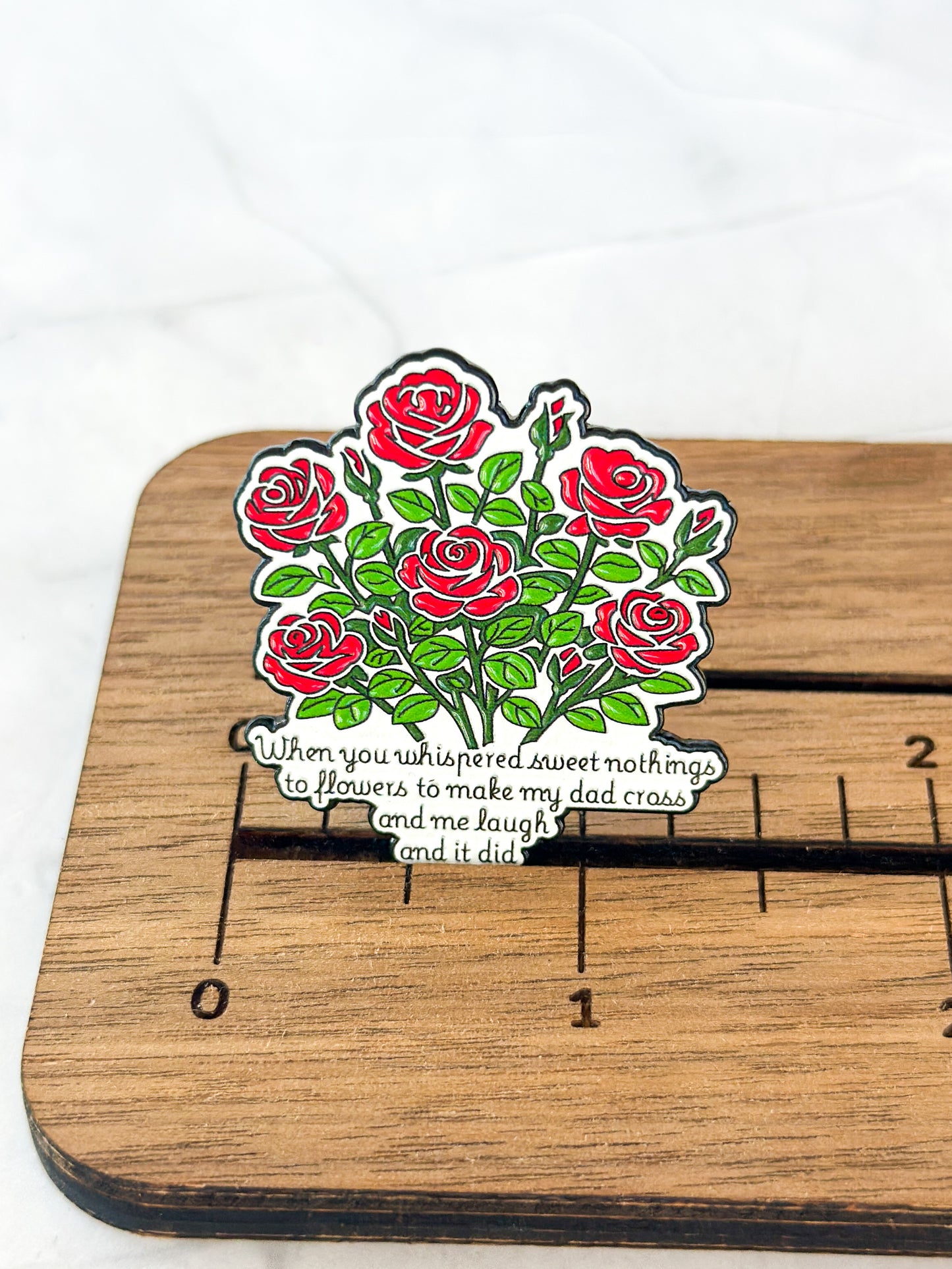 Operation Mincemeat Enamel Pin Dear Bill Musical
