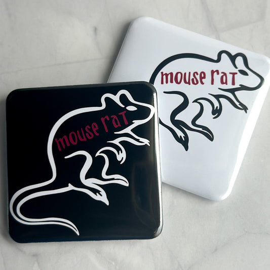 Mouse Rat Parks and Recreation 2x2in Magnet