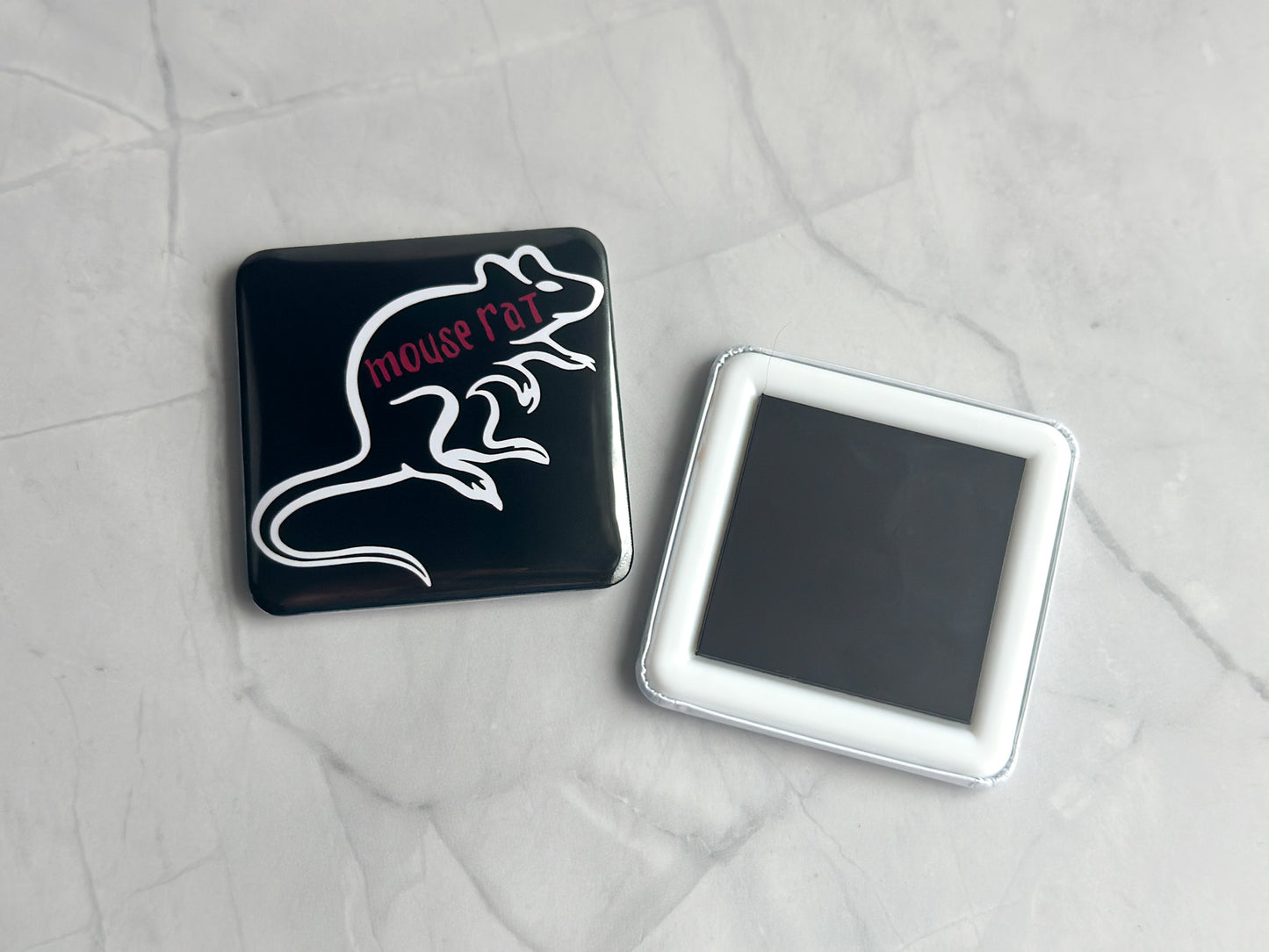 Mouse Rat Parks and Recreation 2x2in Magnet