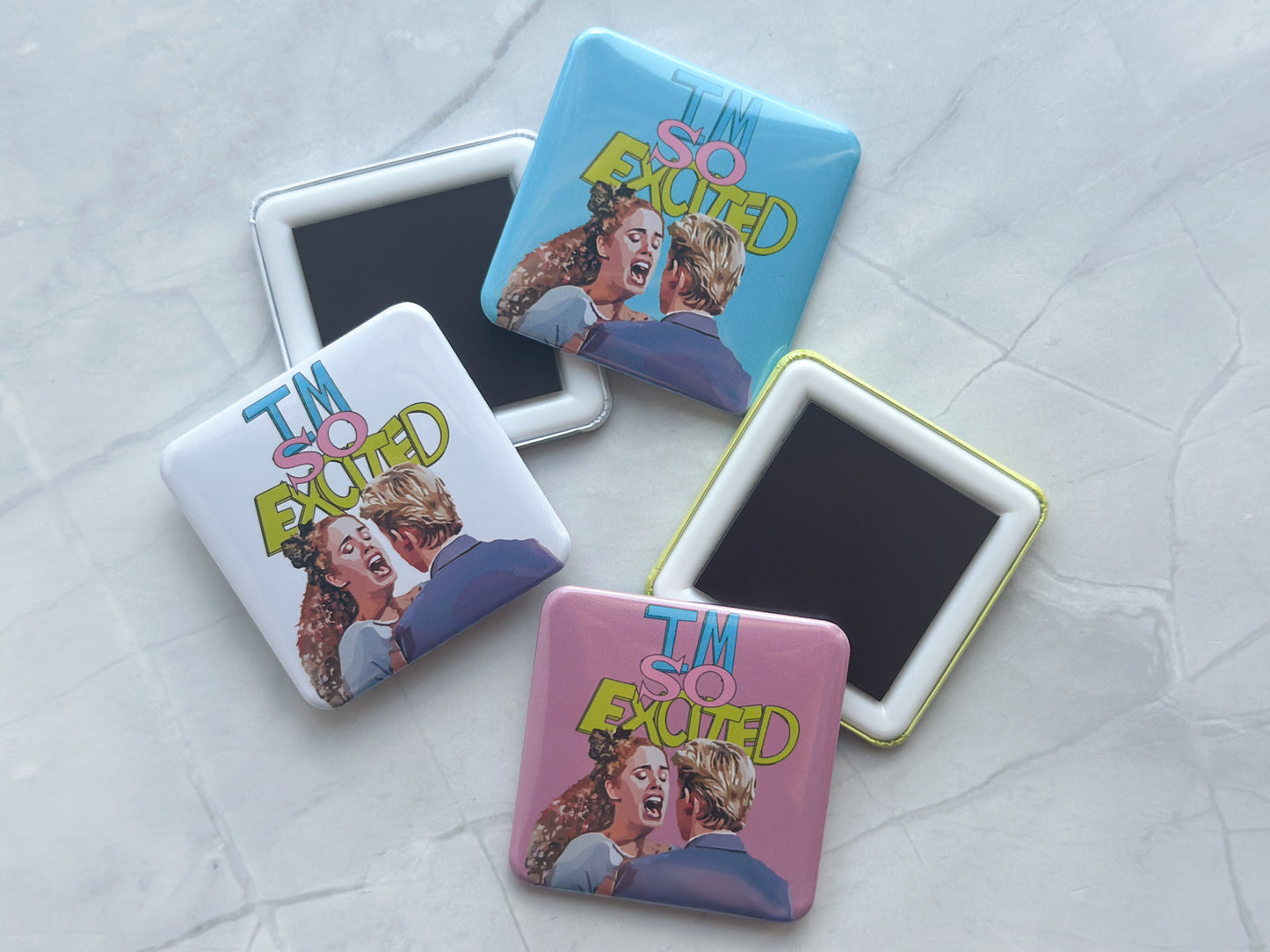 Saved By The Bell Magnet 2x2 I'm So Excited