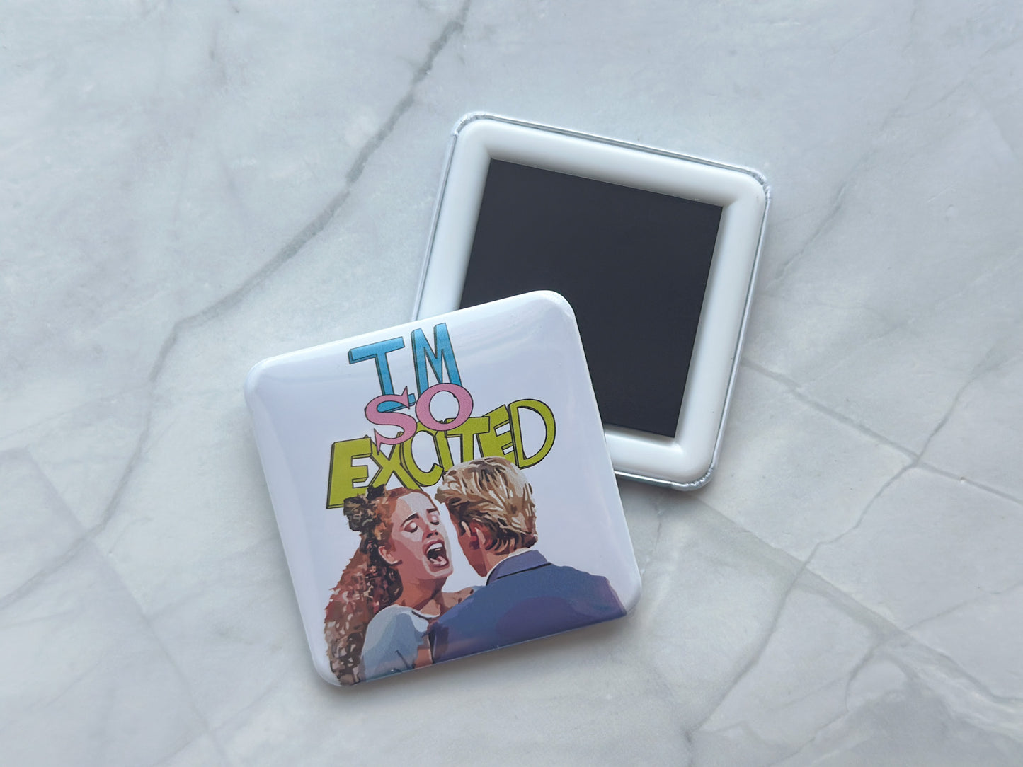 Saved By The Bell Magnet 2x2 I'm So Excited