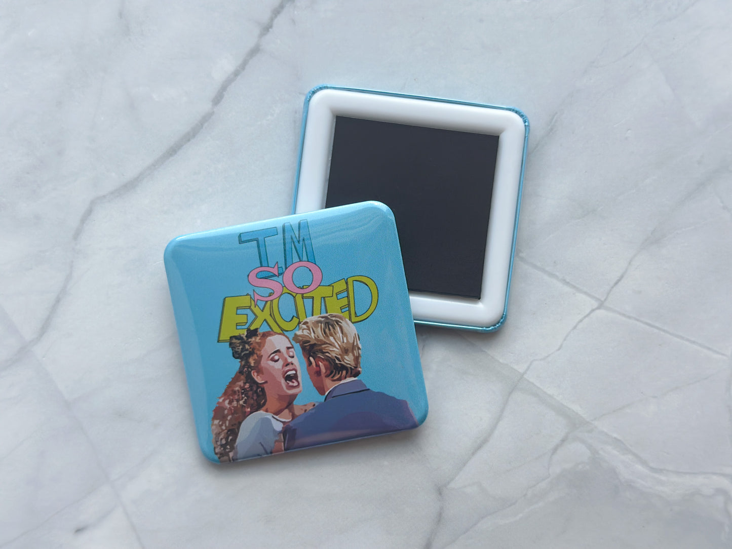 Saved By The Bell Magnet 2x2 I'm So Excited