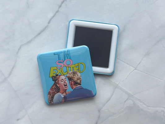 Saved By The Bell Magnet 2x2 I'm So Excited