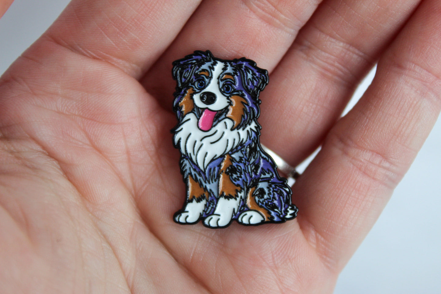 Australian Shepherd Enamel Pin