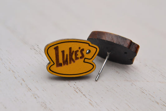 Luke's Diner Gilmore Girls Stud Earrings