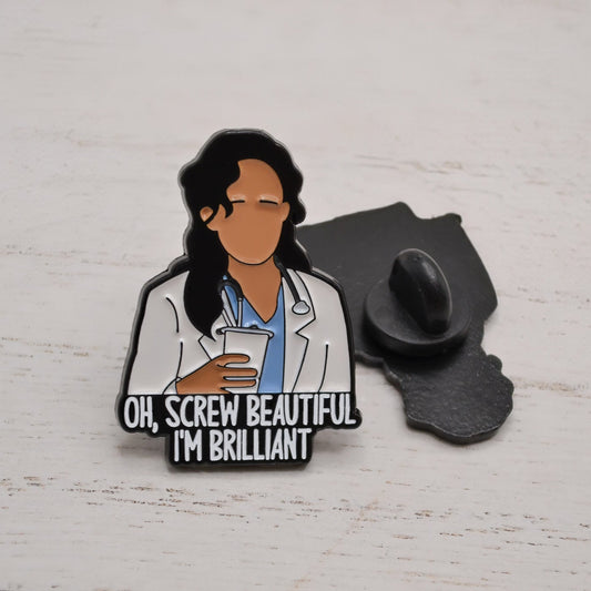 Grey's Anatomy Christina Enamel Pin