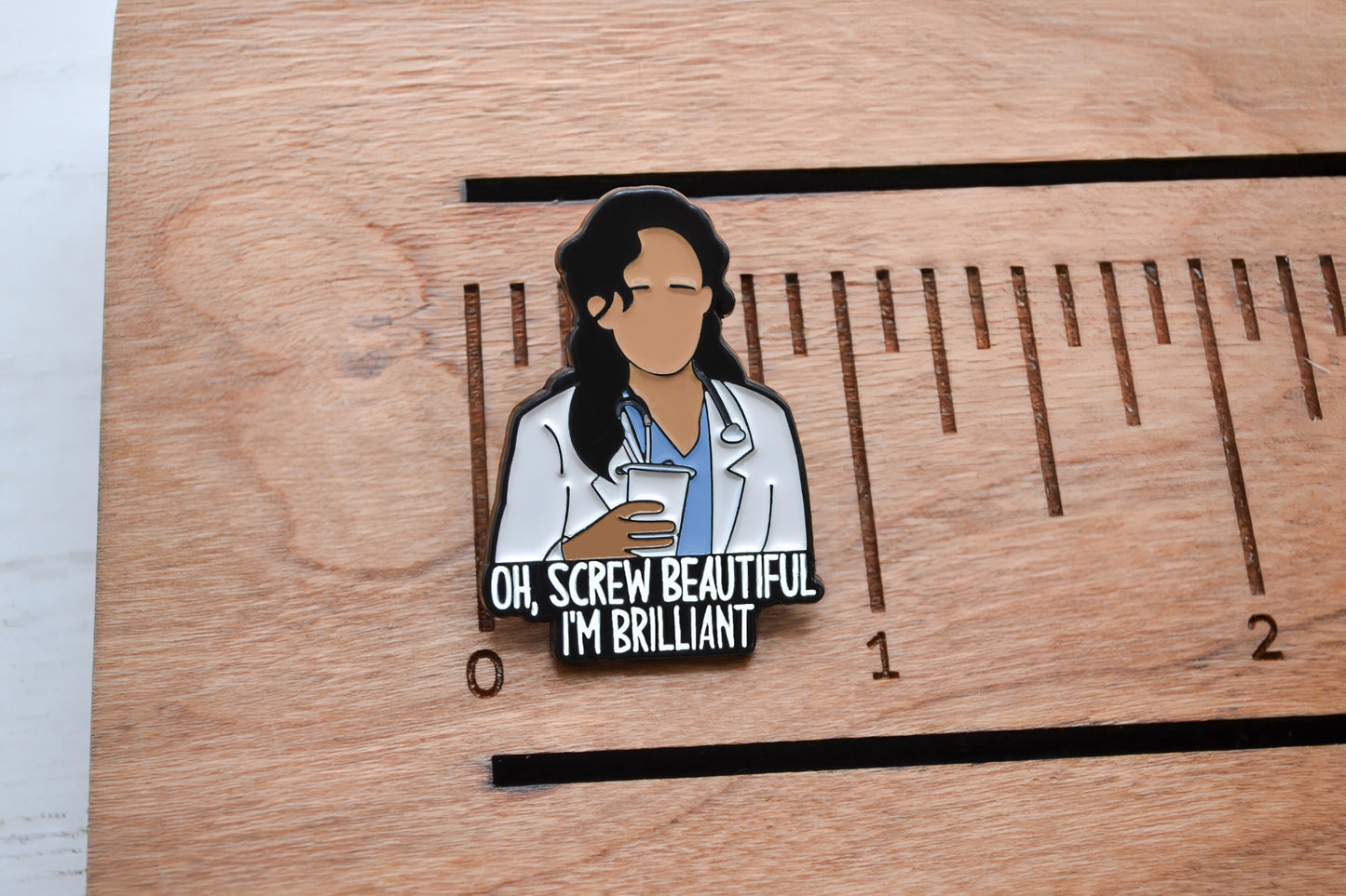 Grey's Anatomy Christina Enamel Pin