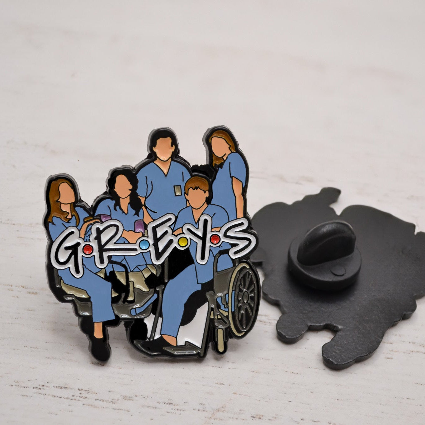 Grey's Anatomy Cast Enamel Pin