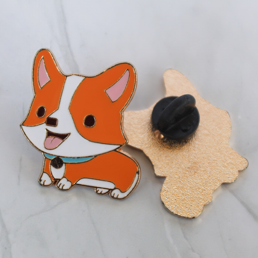 Corgi Dog Enamel Pin