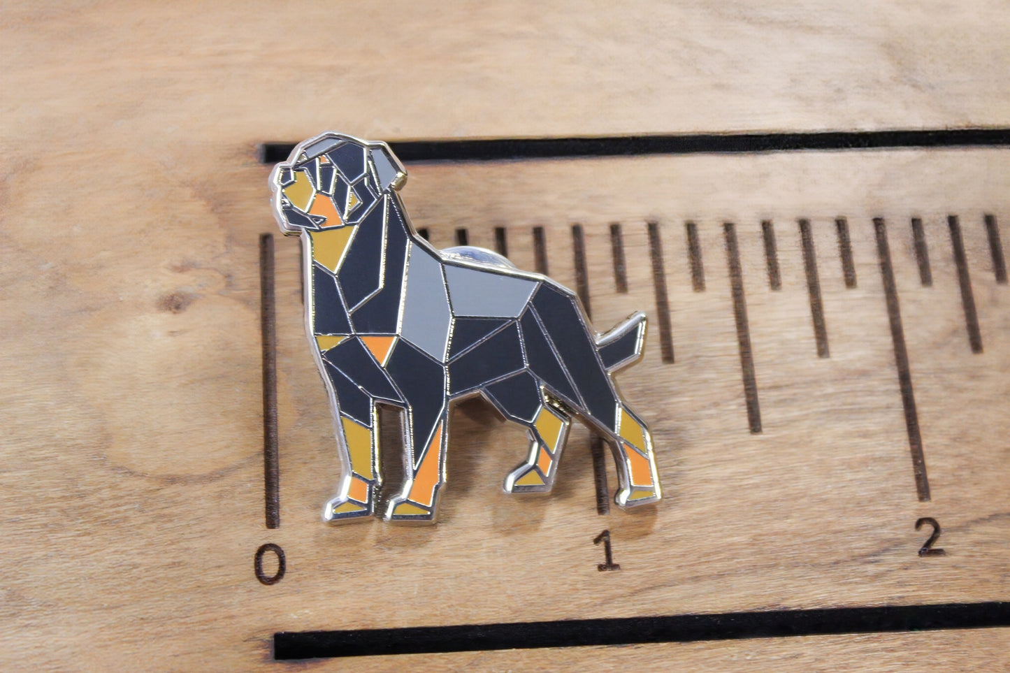 Rottweiler Enamel Pin