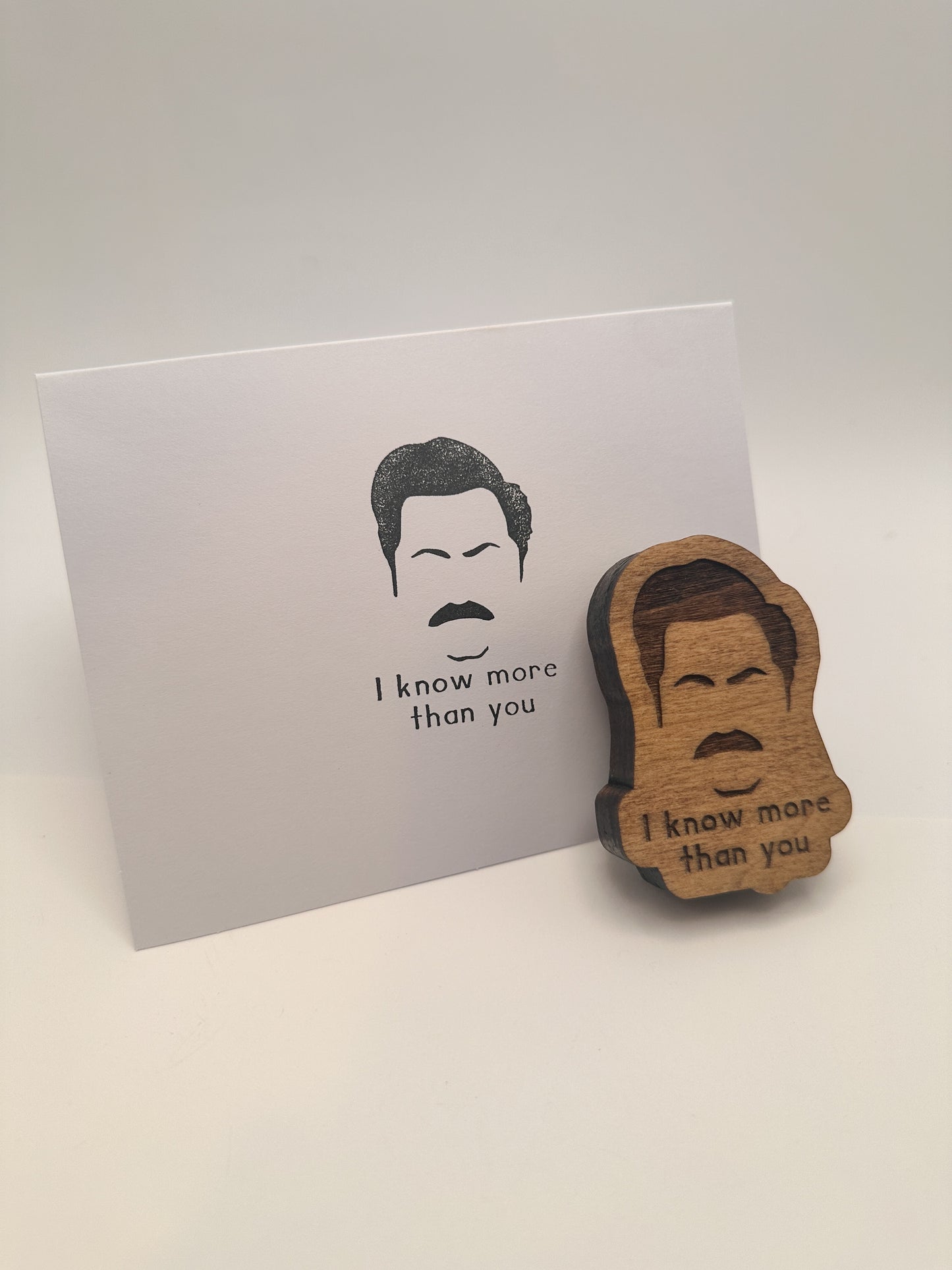 Ron Swanson Rubber Stamp - Parks and Recreation
