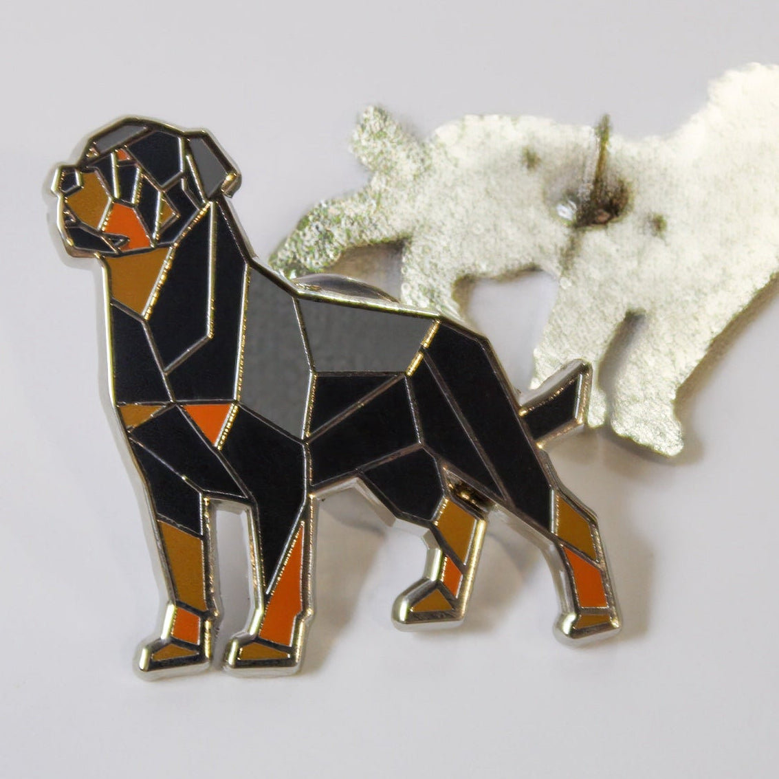 Rottweiler Enamel Pin