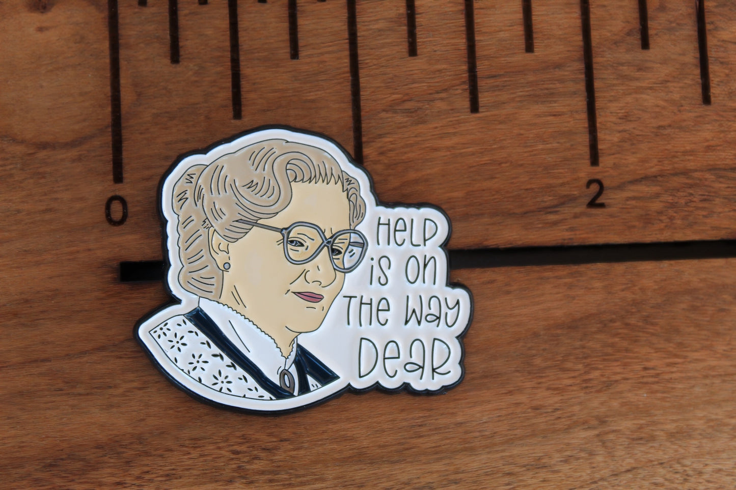 Mrs. Doubtfire Help is on the Way Dear Soft Enamel Pin
