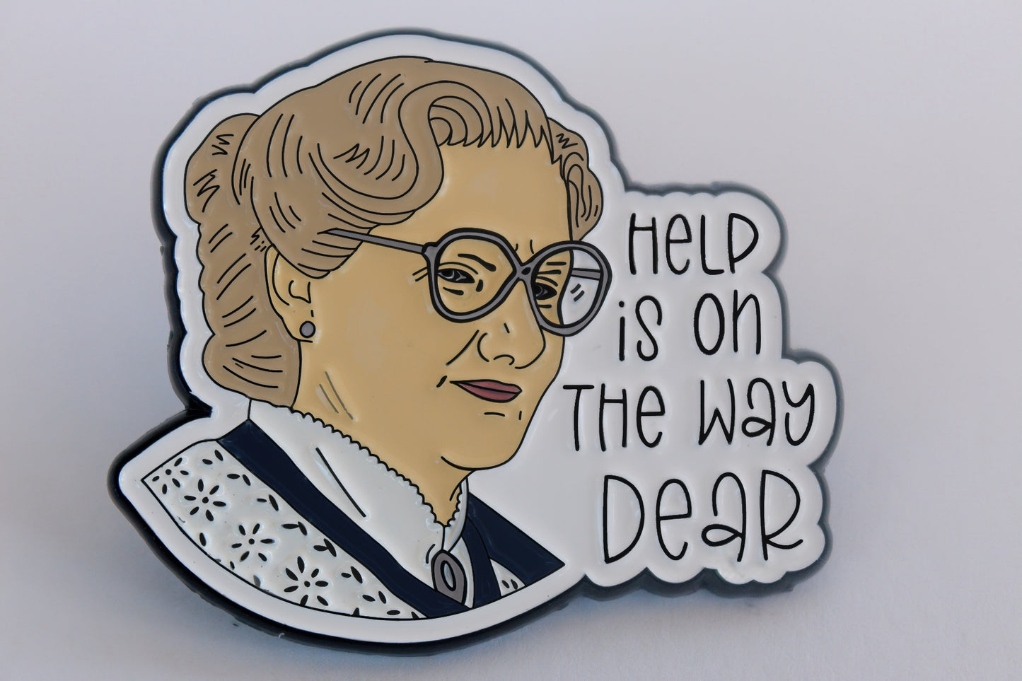 Mrs. Doubtfire Help is on the Way Dear Soft Enamel Pin