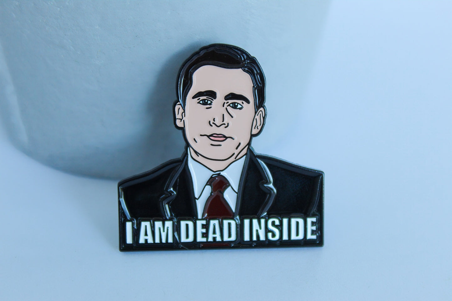 I am Dead Inside Michael Scott Enamel Pin