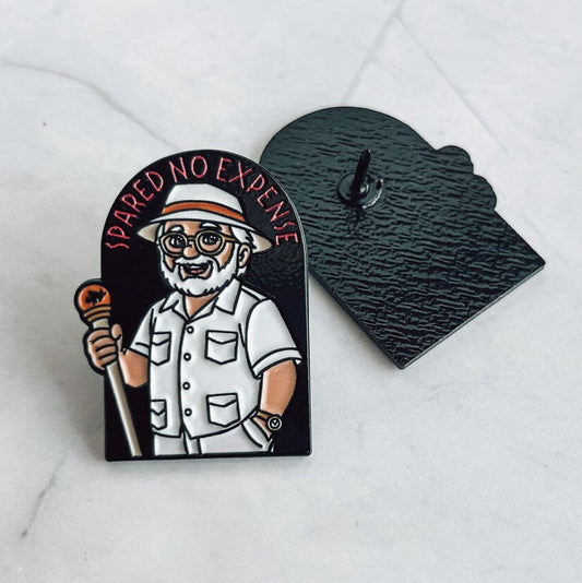 Spared No Expense Jurassic Park Enamel Pin