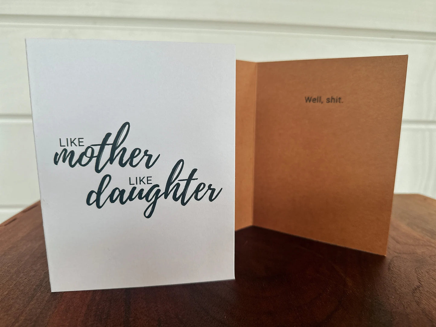 Like Mother Like Daughter Mother's Day Card