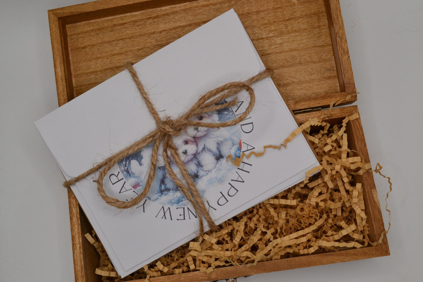 Maltese Christmas Cards: Dog Puppy Holiday Greeting Card Set